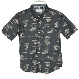 Old Navy Boys Casual Button-Down Shirt Tropical Hawaiian Print L